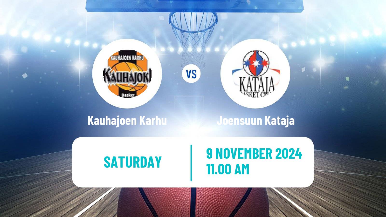 Basketball Finnish Korisliiga Kauhajoen Karhu - Joensuun Kataja