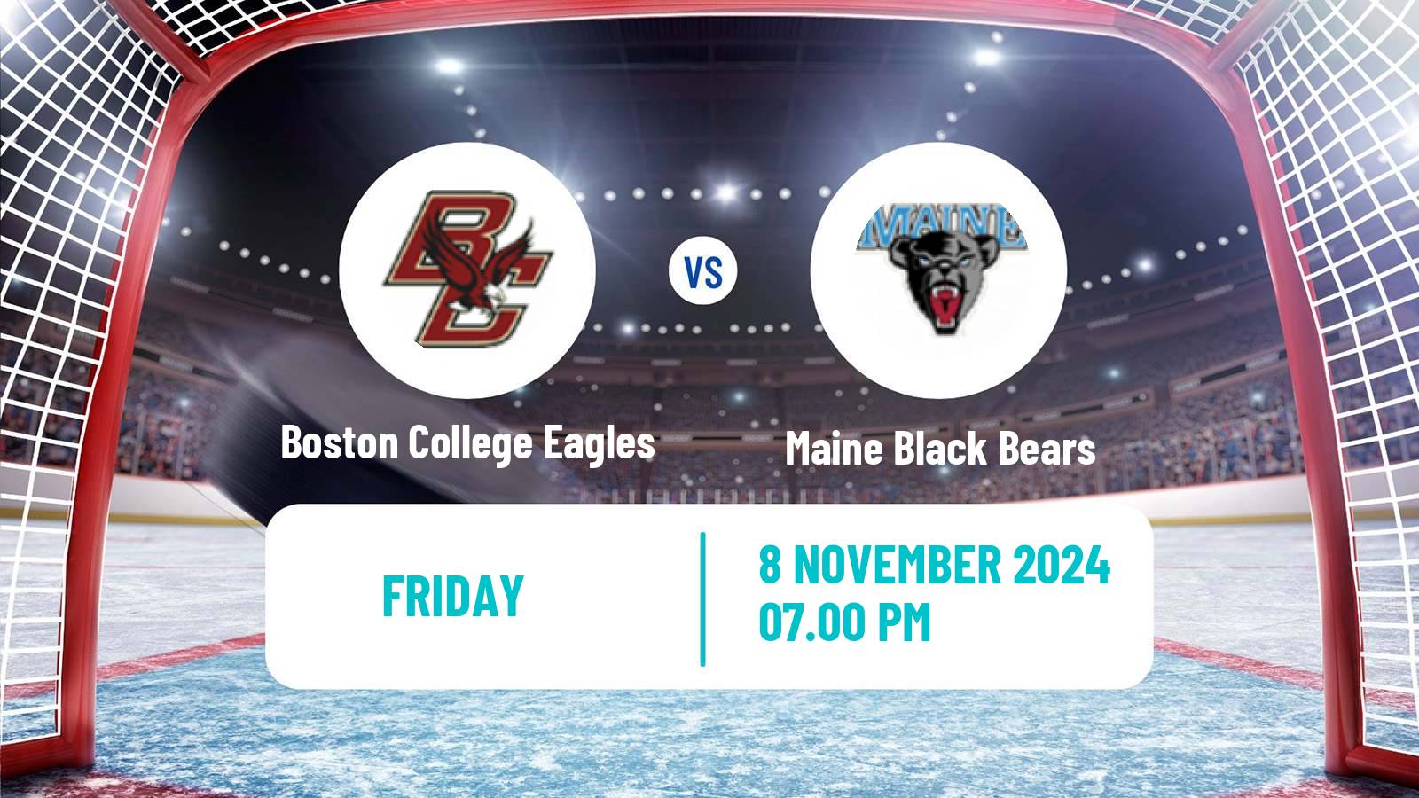 Hockey NCAA Hockey Boston College Eagles - Maine Black Bears