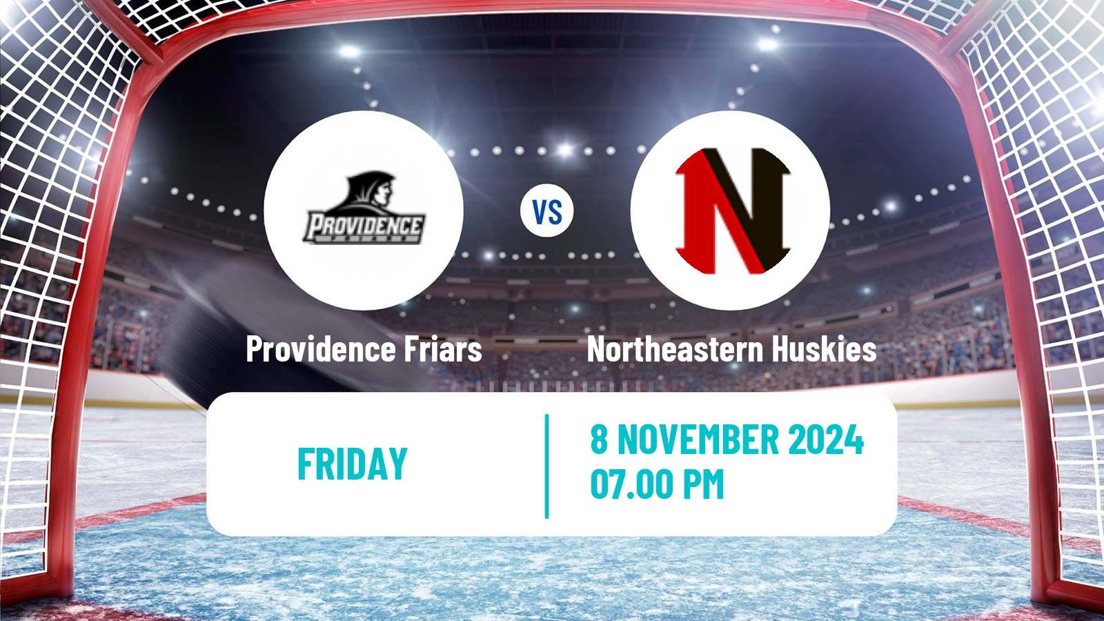 Hockey NCAA Hockey Providence Friars - Northeastern Huskies