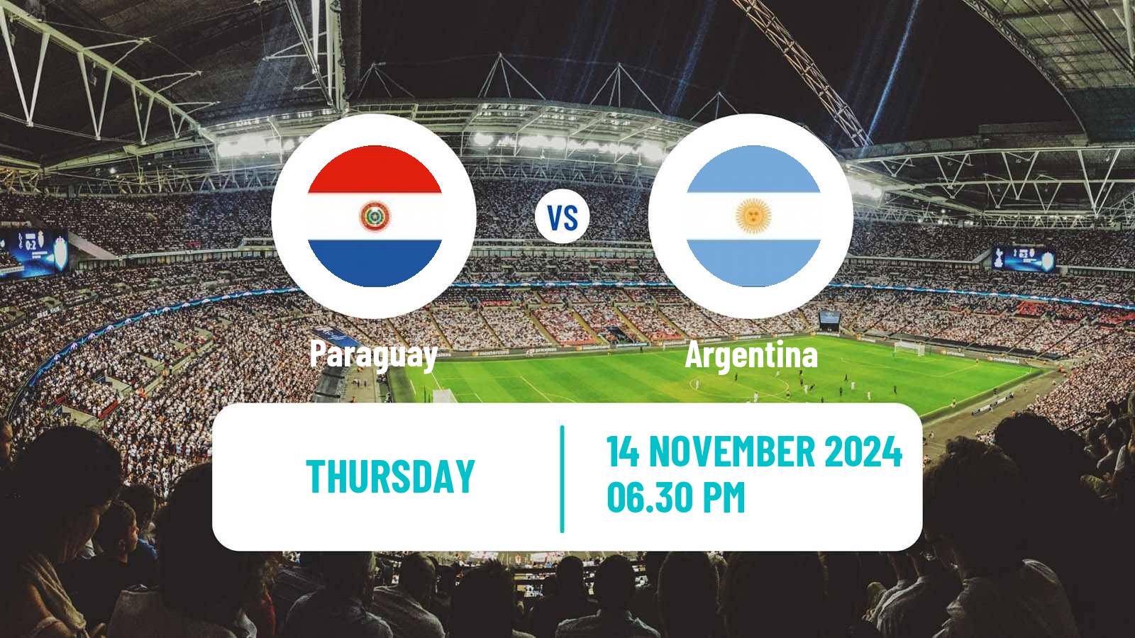 Soccer FIFA World Cup Paraguay - Argentina