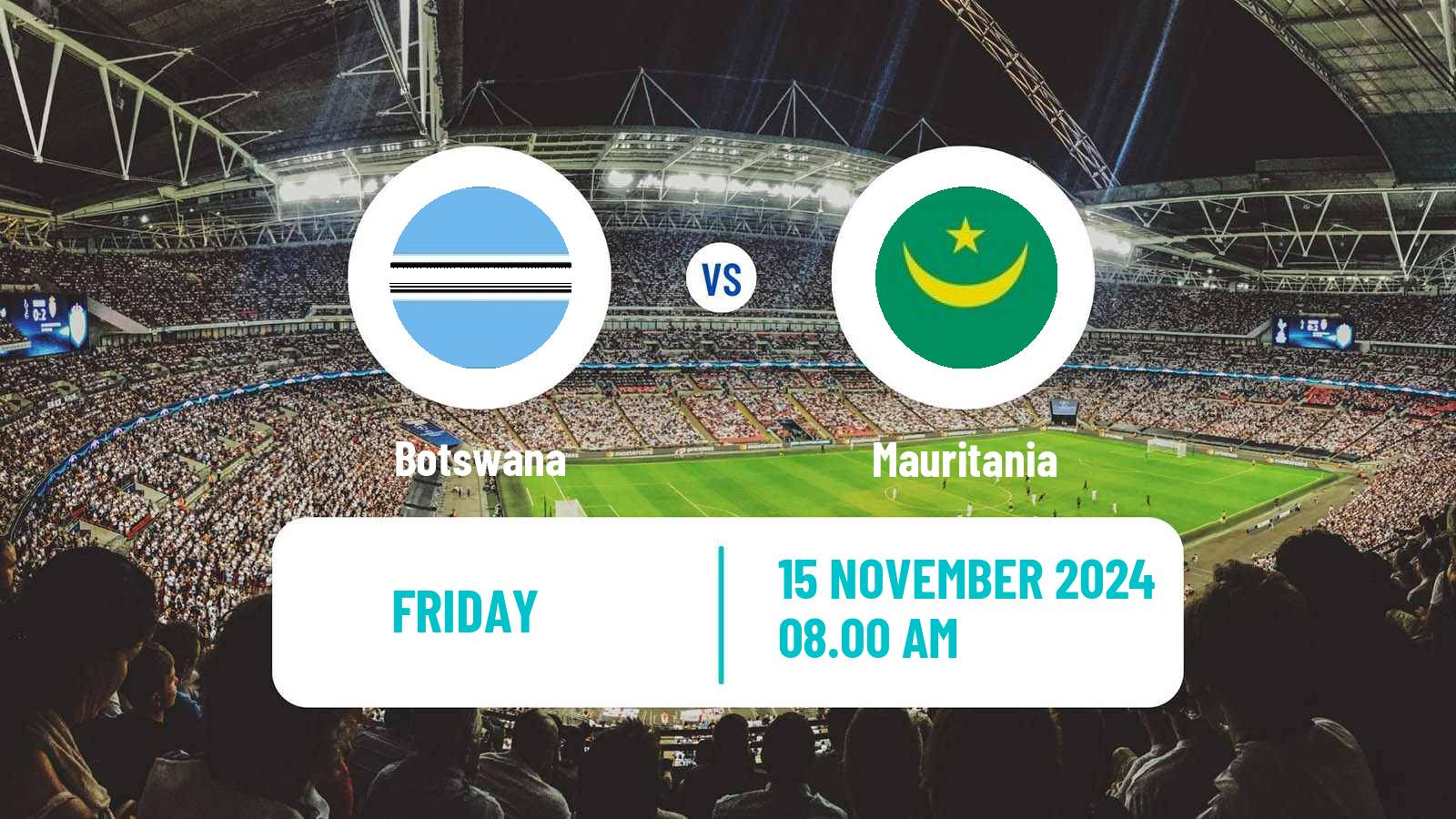 Soccer Africa Cup of Nations Botswana - Mauritania