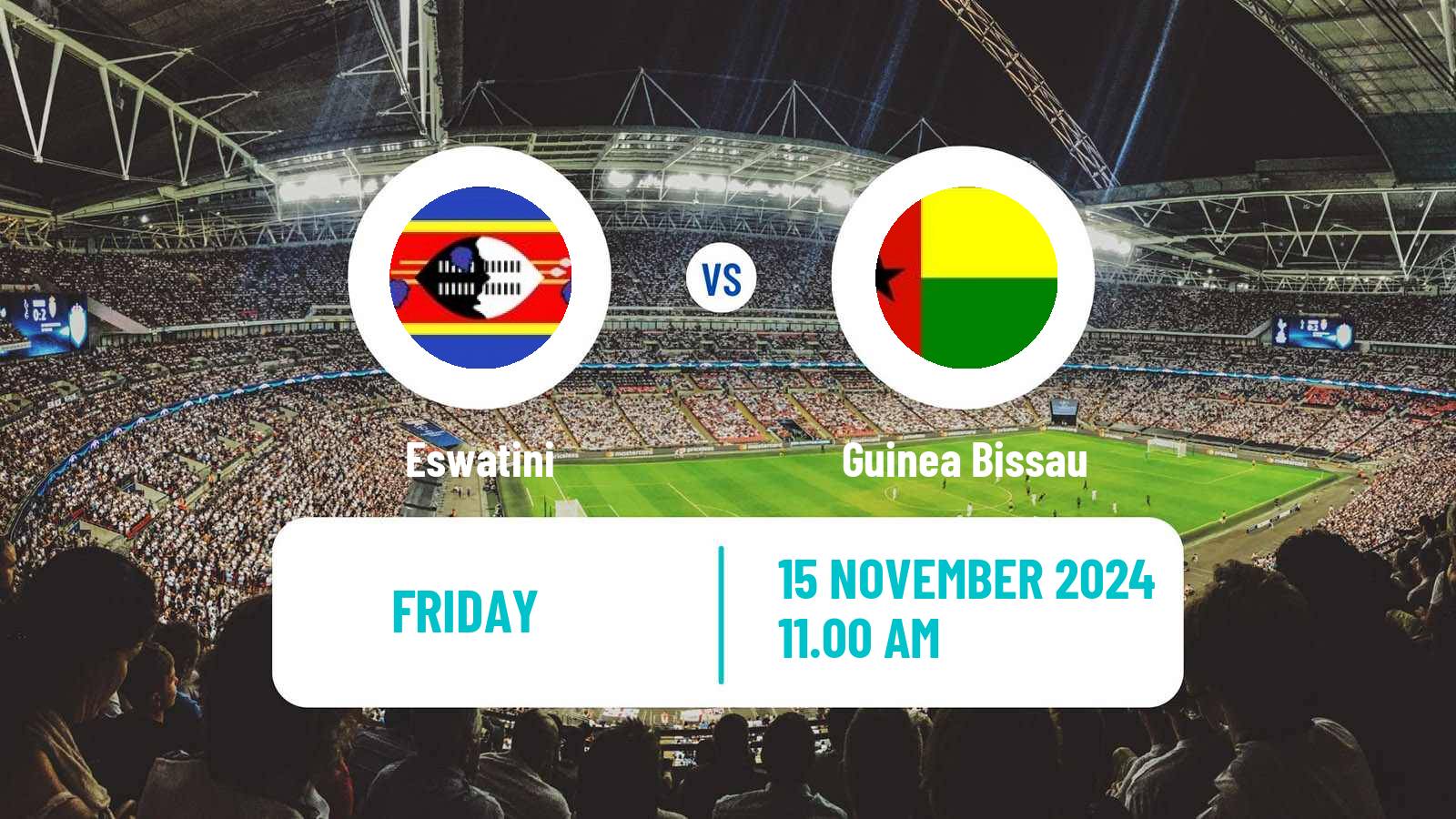 Soccer Africa Cup of Nations Eswatini - Guinea Bissau