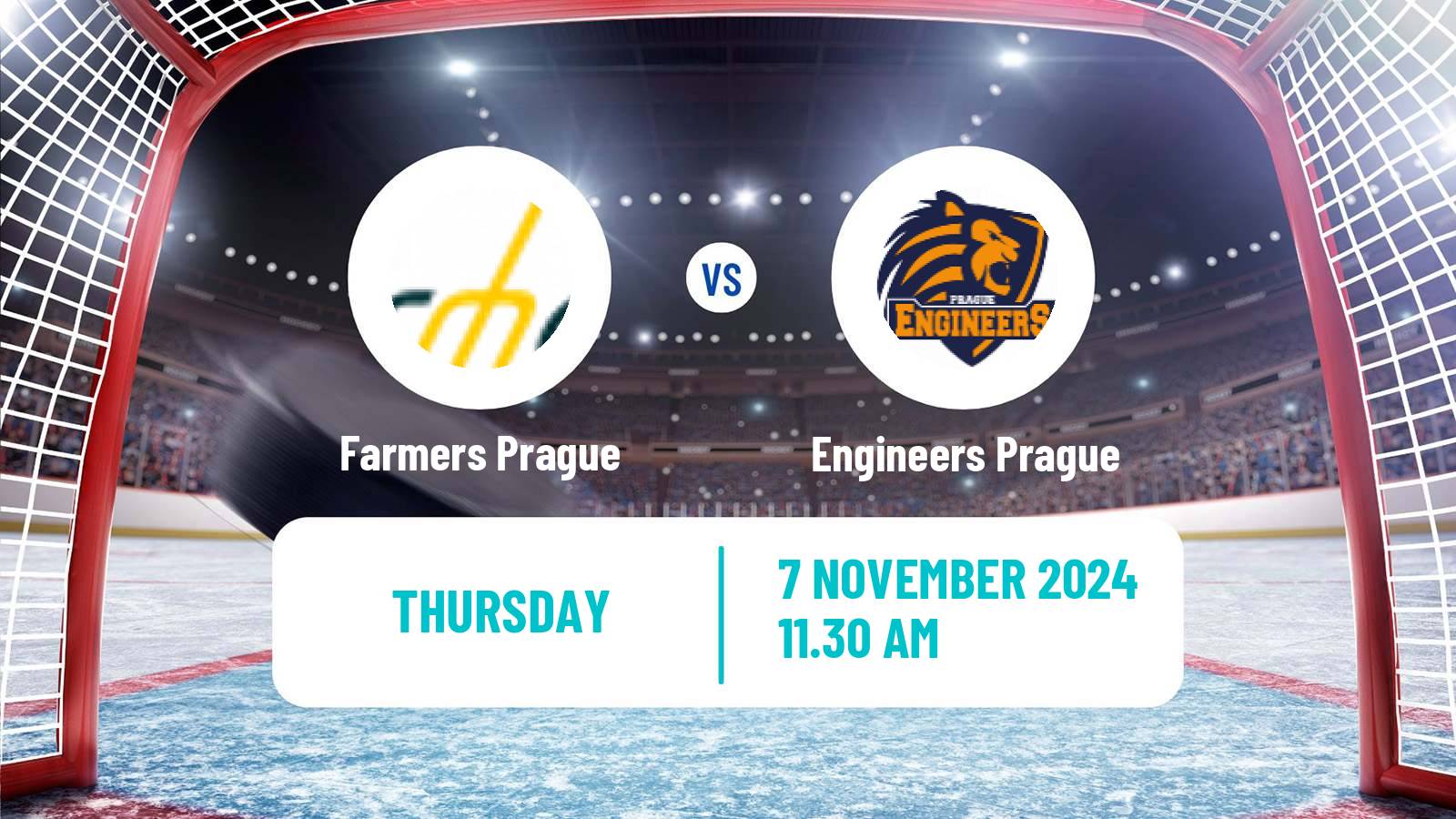 Hockey Czech ULLH Farmers Prague - Engineers Prague