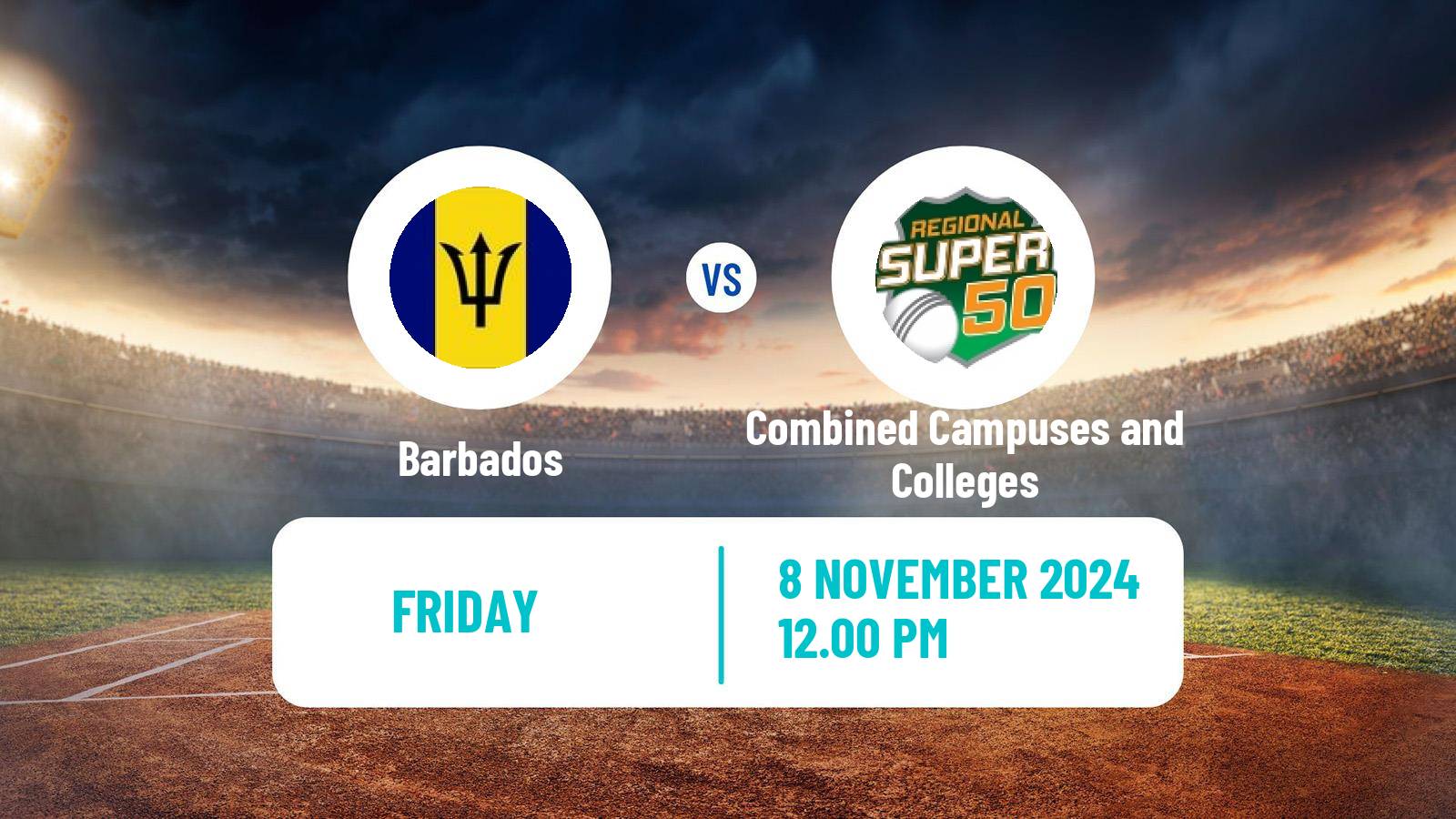 Cricket Super50 Barbados - Combined Campuses and Colleges