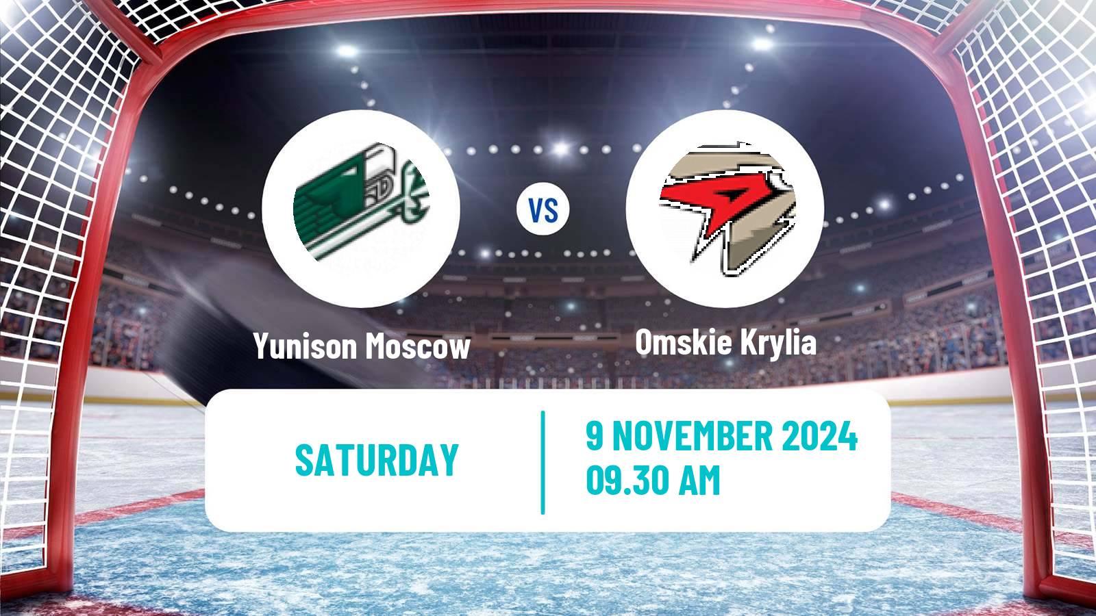 Hockey VHL Yunison Moscow - Omskie Krylia