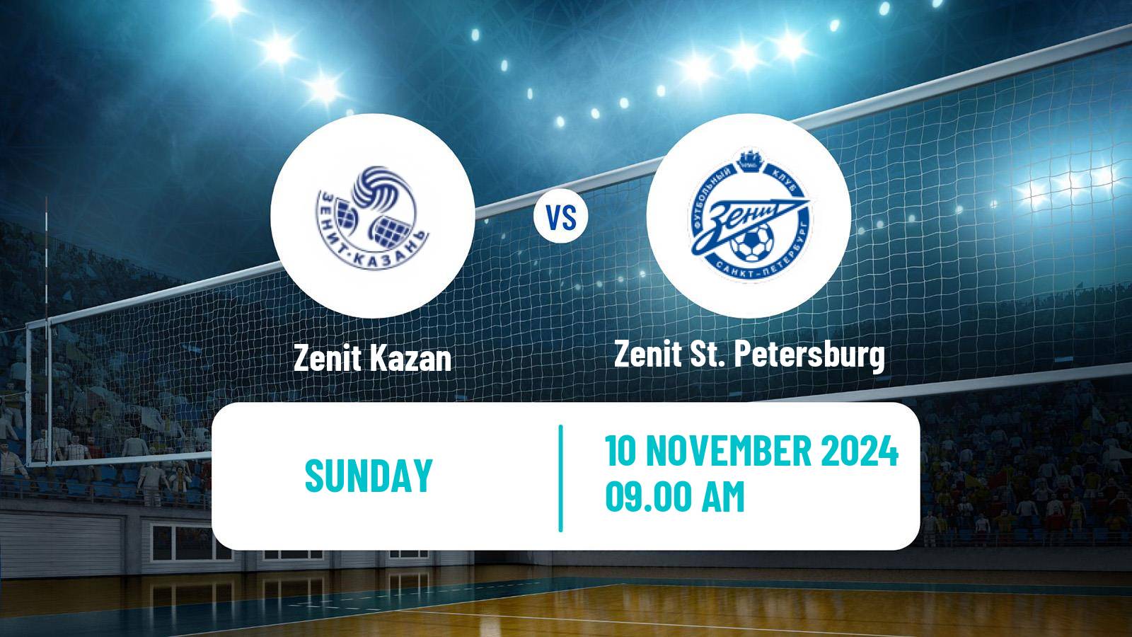 Volleyball Russian Cup Volleyball Zenit Kazan - Zenit St. Petersburg