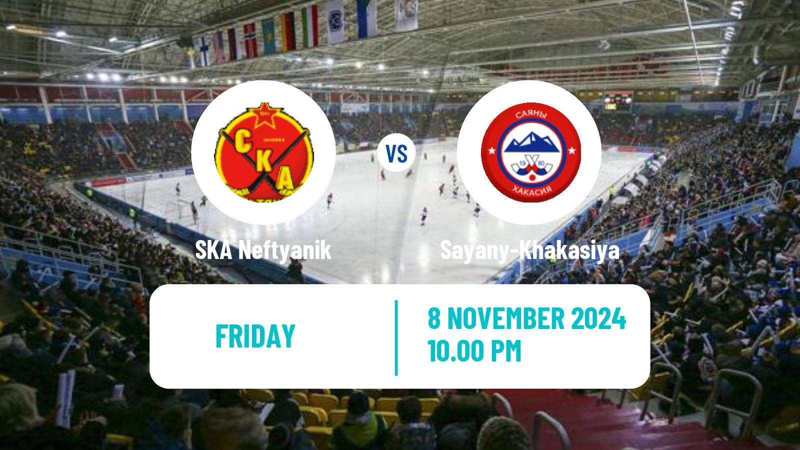 Bandy Russian Super League Bandy SKA Neftyanik - Sayany-Khakasiya