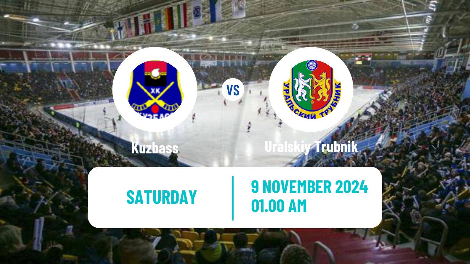 Bandy Russian Super League Bandy Kuzbass - Uralskiy Trubnik