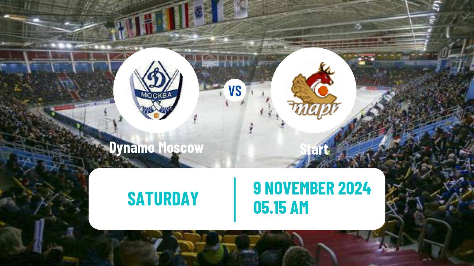 Bandy Russian Super League Bandy Dynamo Moscow - Start