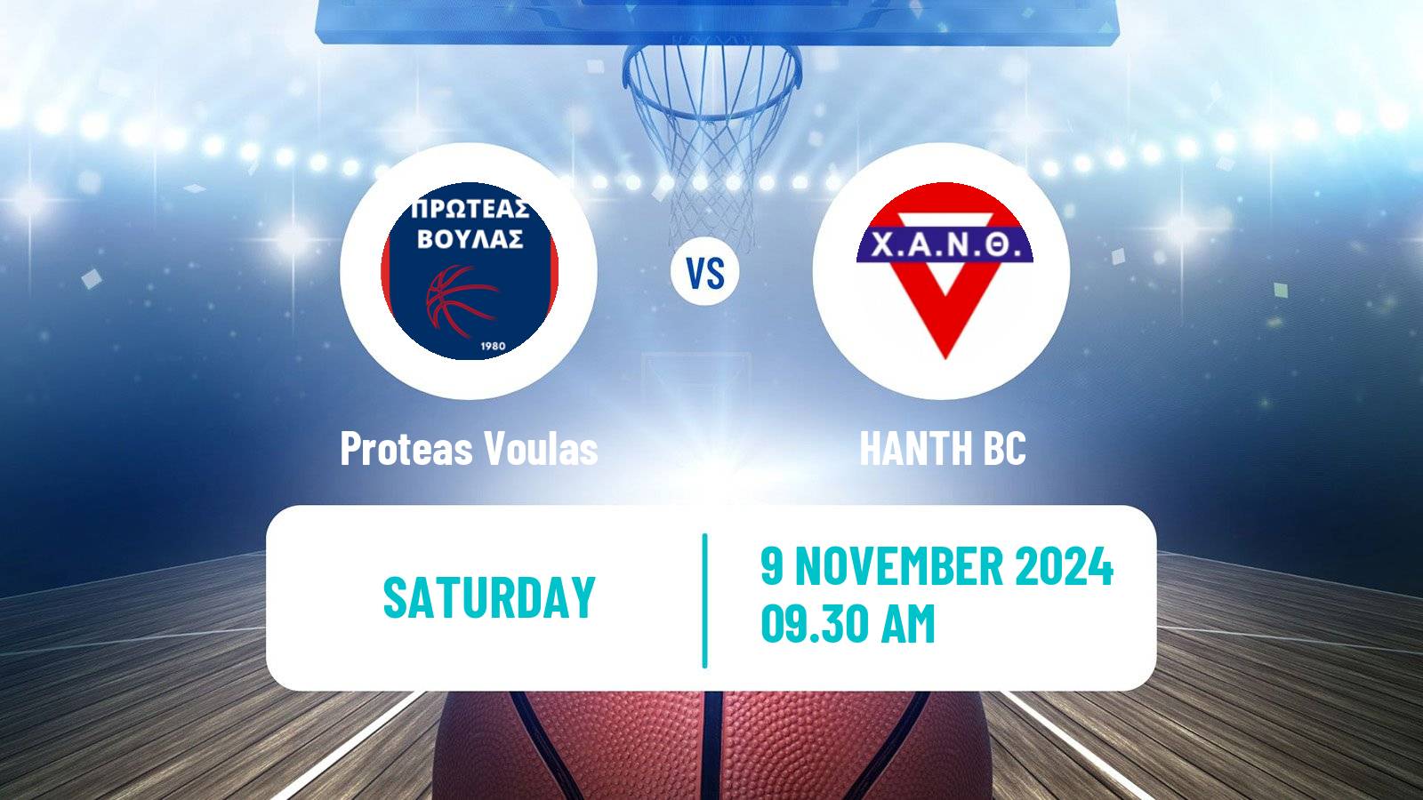 Basketball Greek Elite League Basketball Proteas Voulas - HANTH