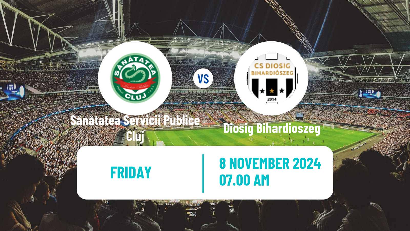 Soccer Romanian Liga 3 - Seria 10 Sănătatea Servicii Publice Cluj - Diosig Bihardioszeg