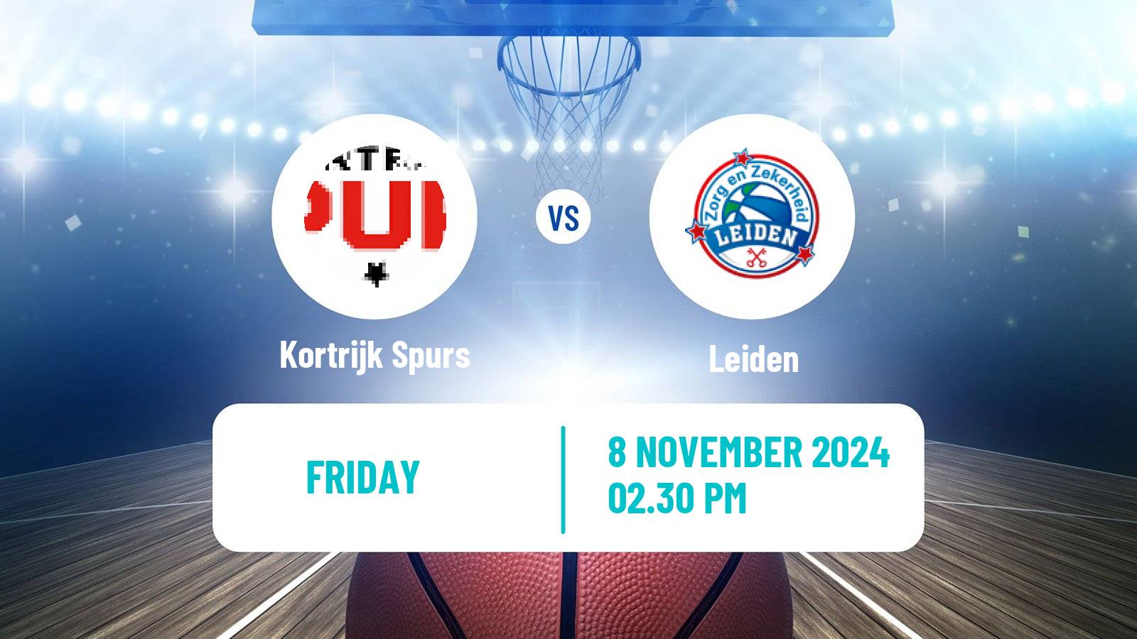 Basketball BNXT League Kortrijk Spurs - Leiden