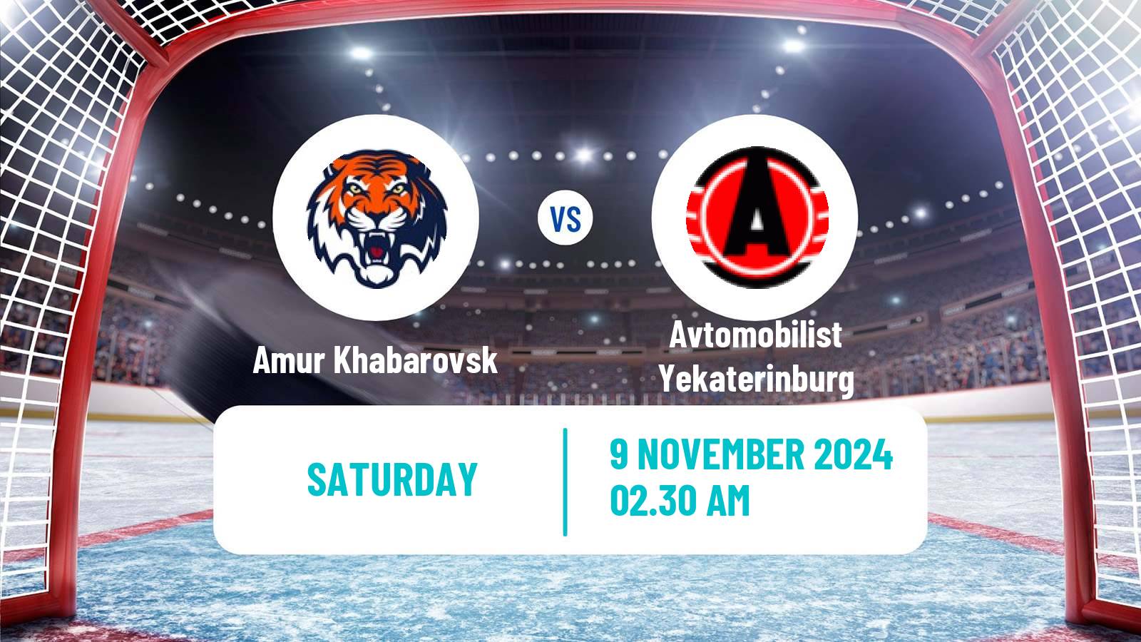 Hockey KHL Amur Khabarovsk - Avtomobilist Yekaterinburg