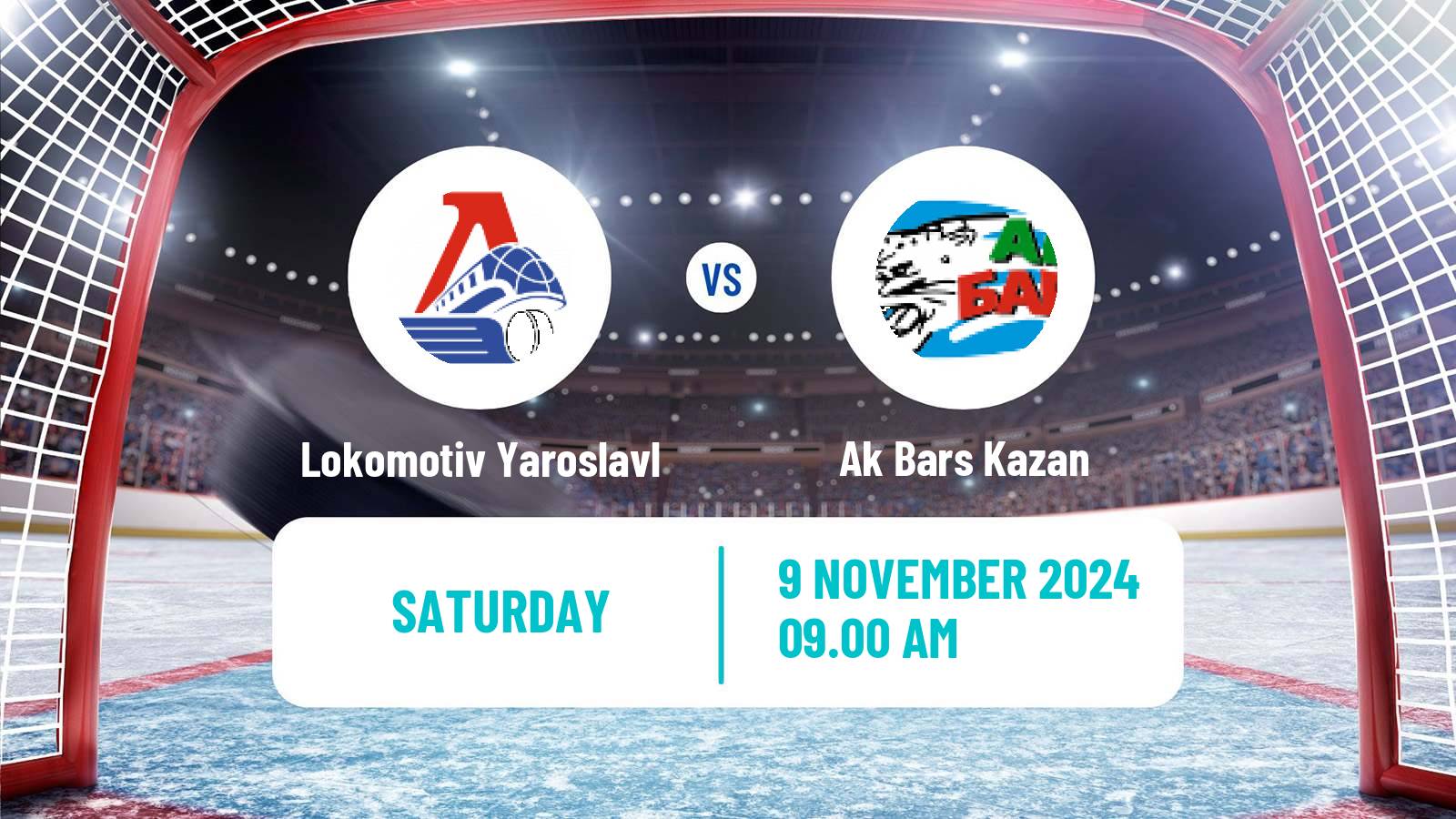 Hockey KHL Lokomotiv Yaroslavl - Ak Bars Kazan