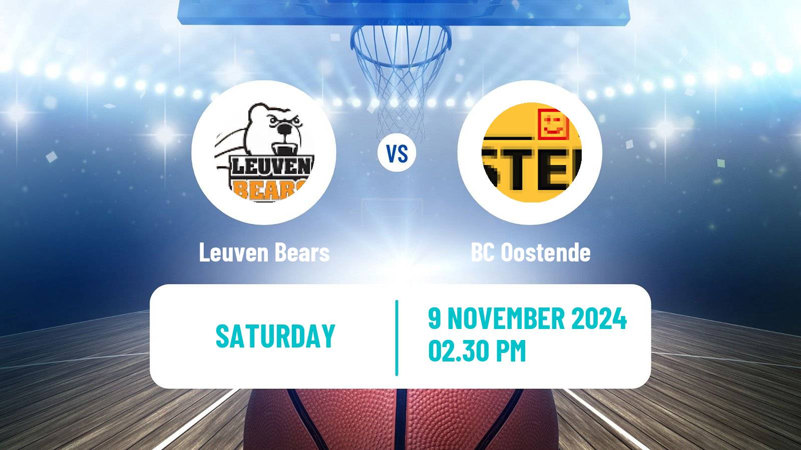 Basketball BNXT League Leuven Bears - Oostende