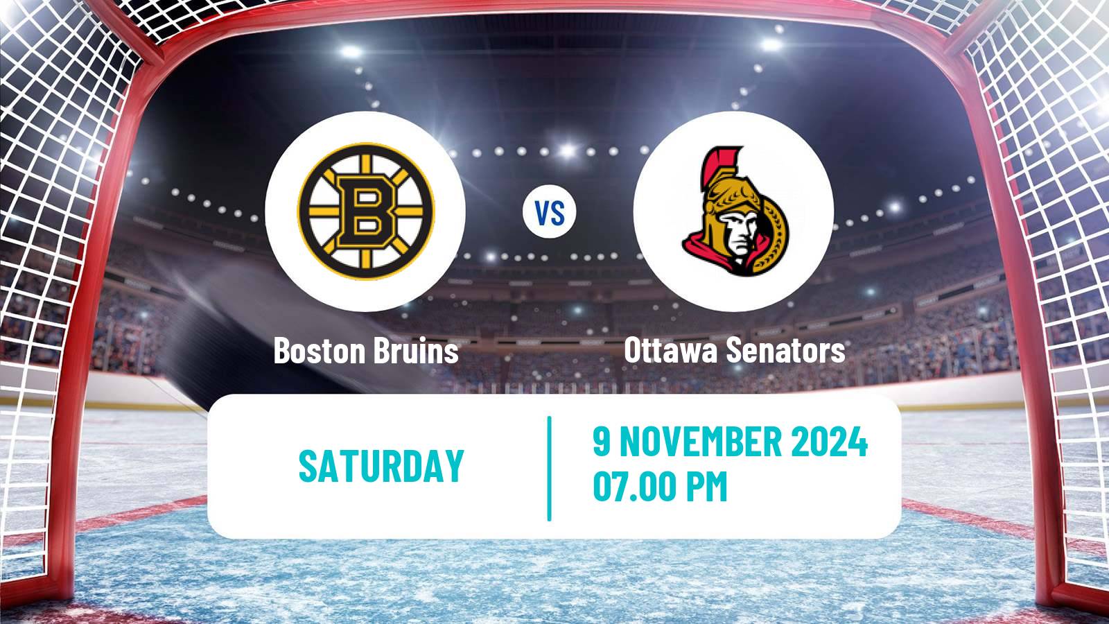 Hockey NHL Boston Bruins - Ottawa Senators