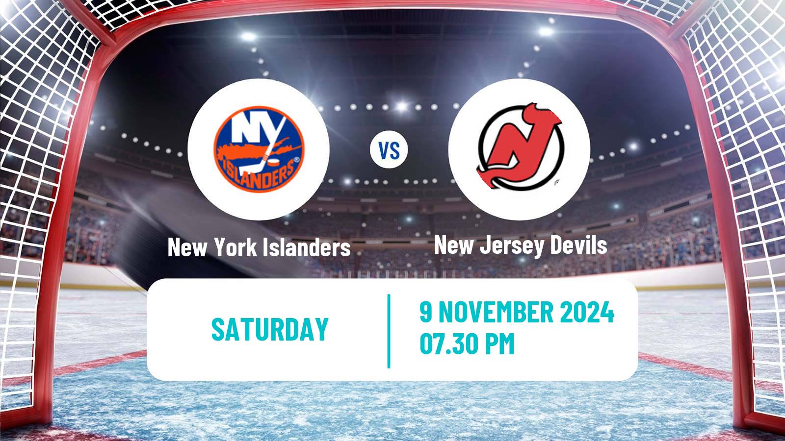 Hockey NHL New York Islanders - New Jersey Devils