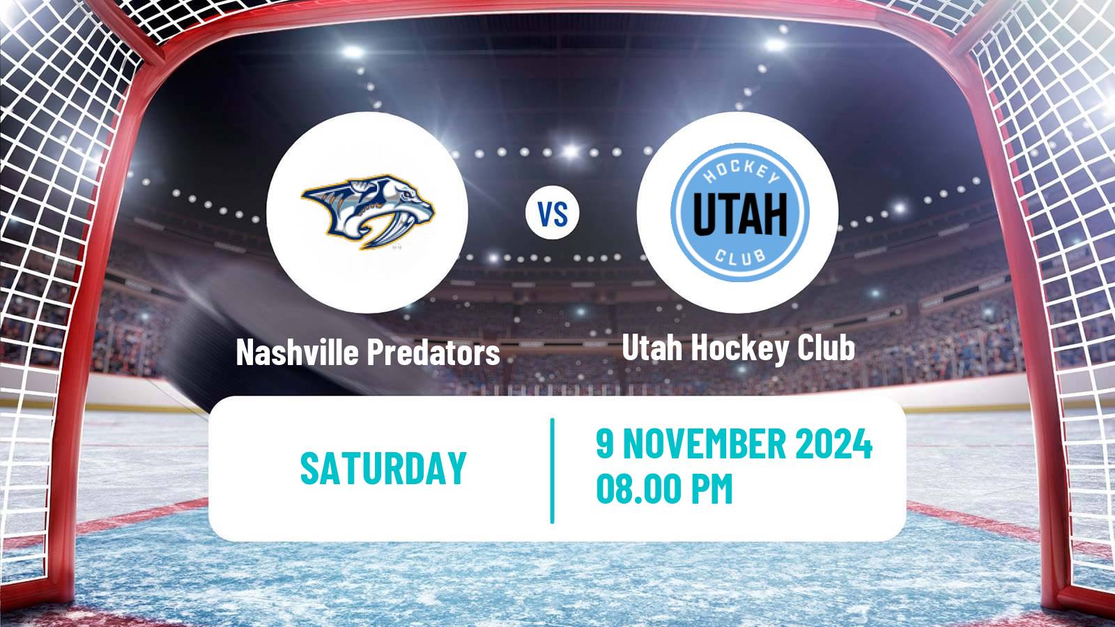 Hockey NHL Nashville Predators - Utah Hockey Club