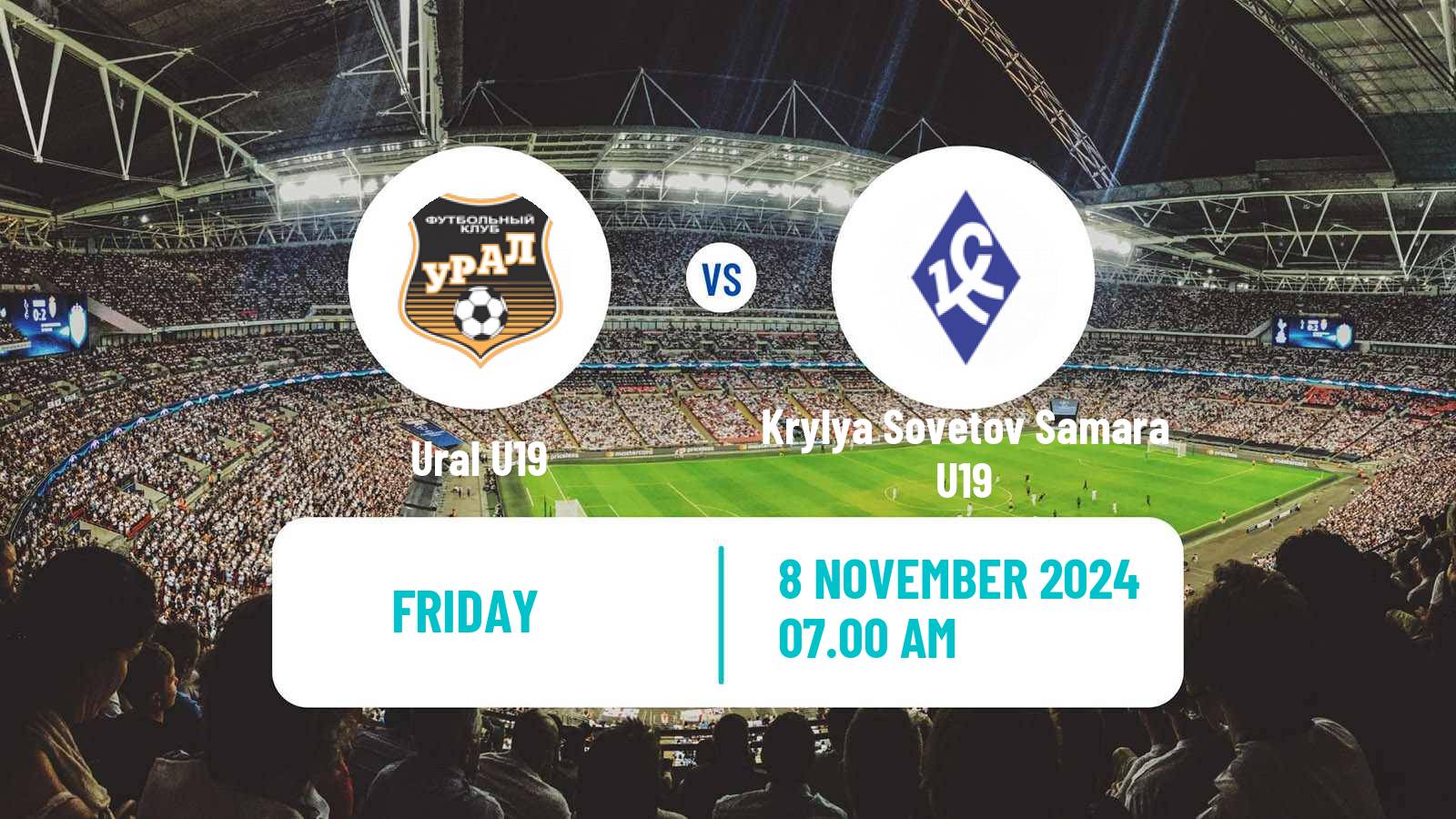 Soccer Russian Youth League Ural U19 - Krylya Sovetov Samara U19