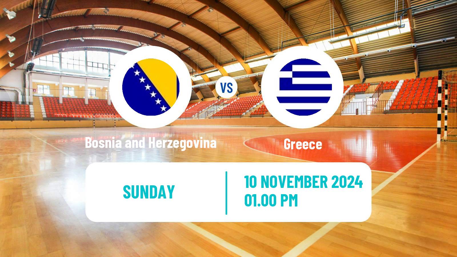 Handball Handball European Championship Bosnia and Herzegovina - Greece