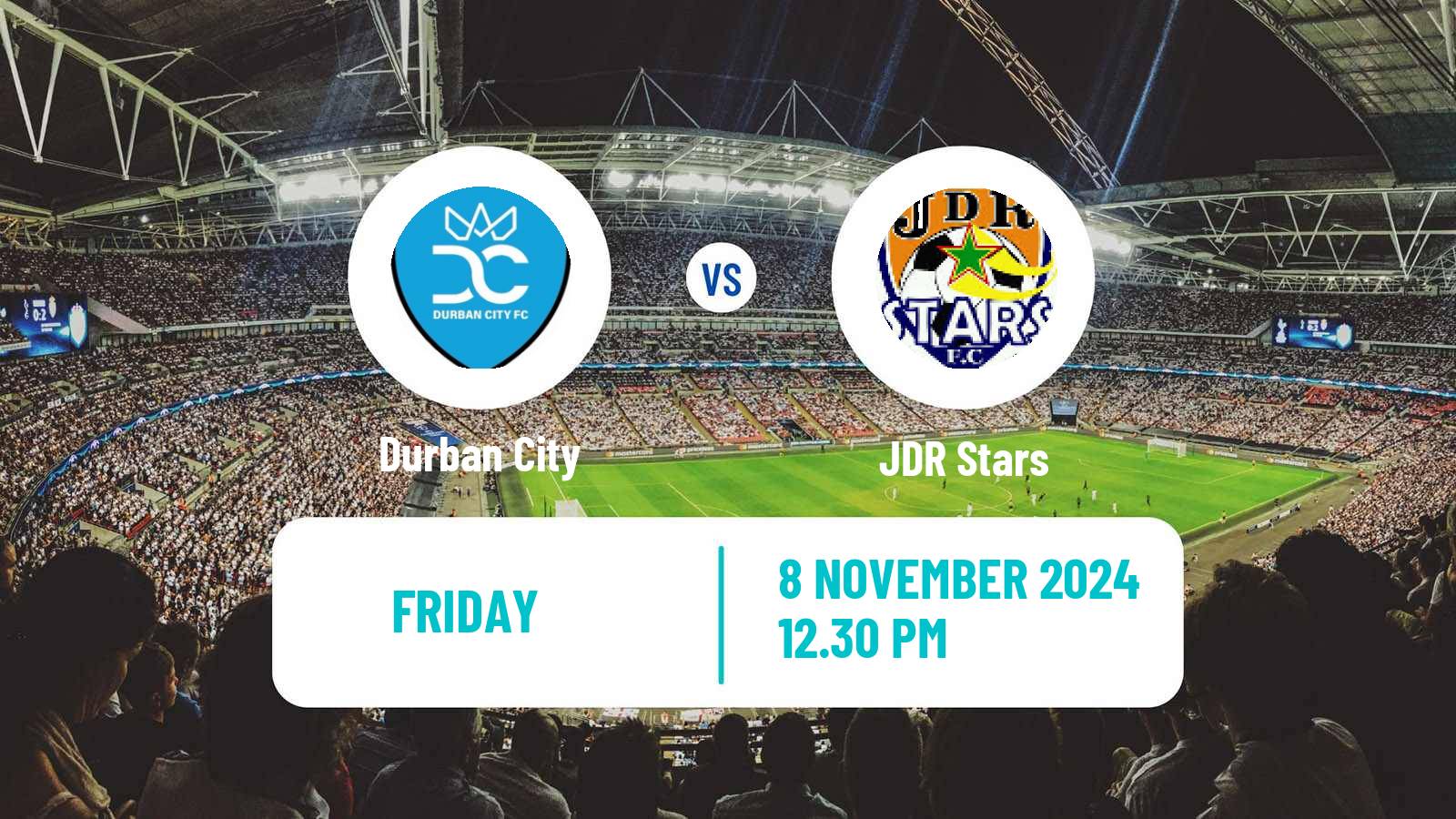 Soccer South African First Division Durban City - JDR Stars