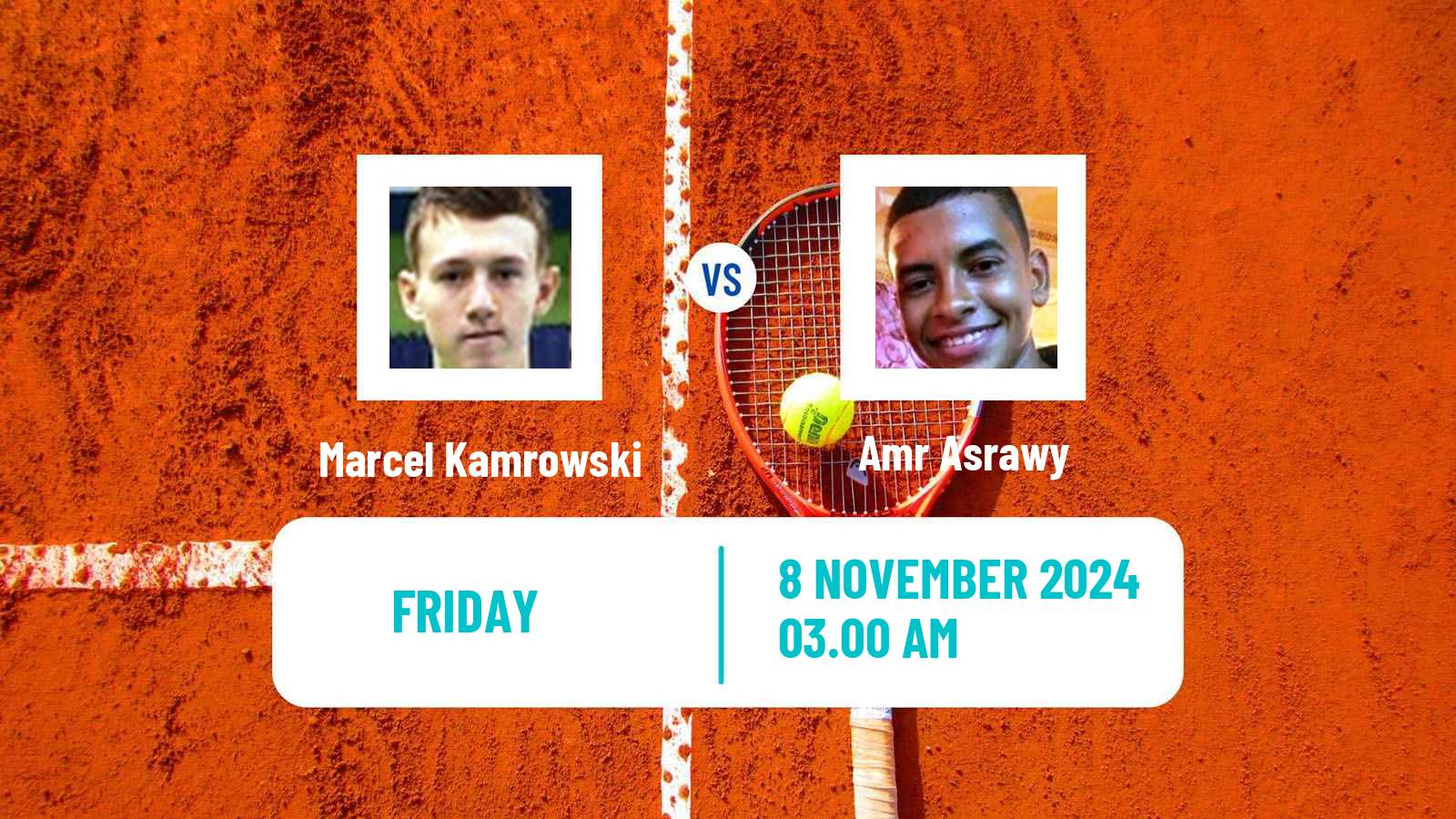 Tennis ITF M15 Sharm Elsheikh 15 Men Marcel Kamrowski - Amr Asrawy