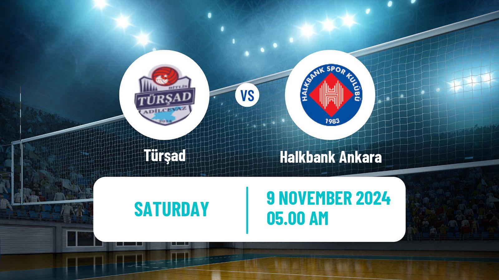 Volleyball Turkish Efeler Ligi Volleyball Türşad - Halkbank Ankara