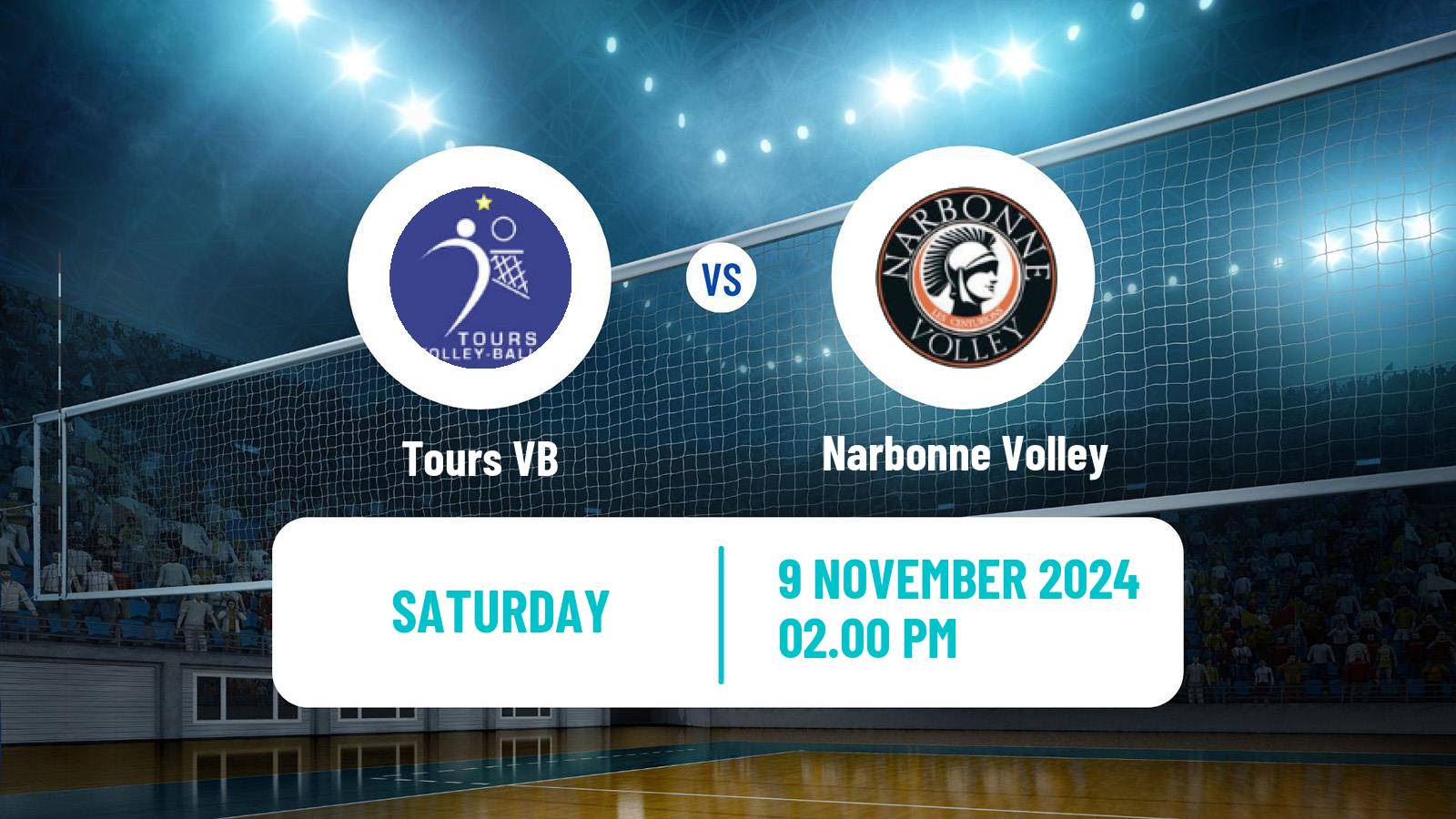 Volleyball French Ligue A Volleyball Tours VB - Narbonne Volley