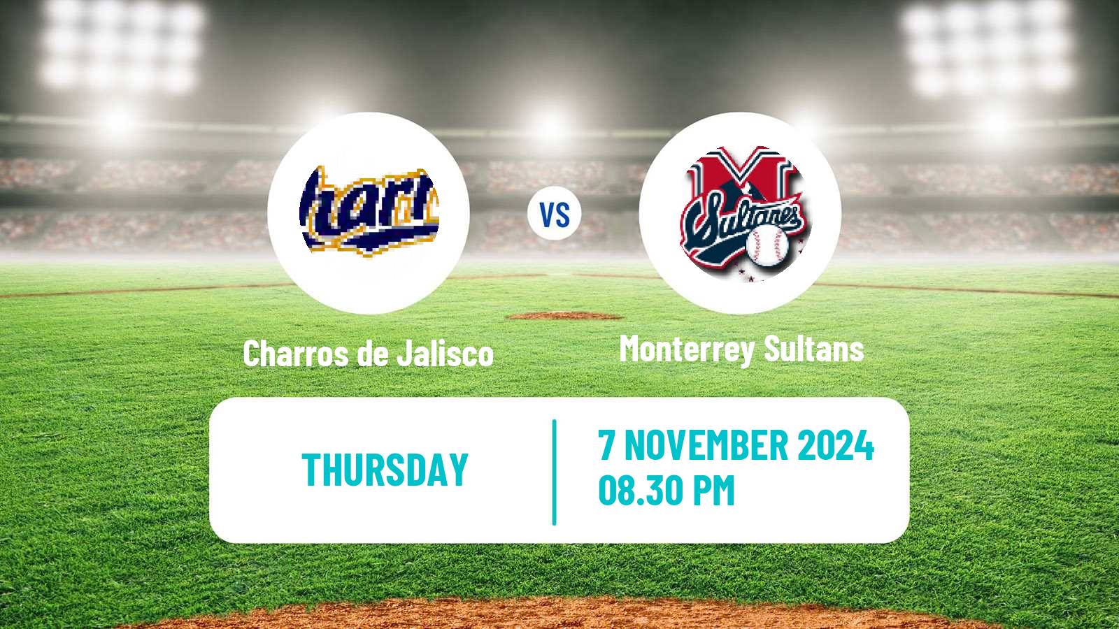 Baseball LMP Charros de Jalisco - Monterrey Sultans