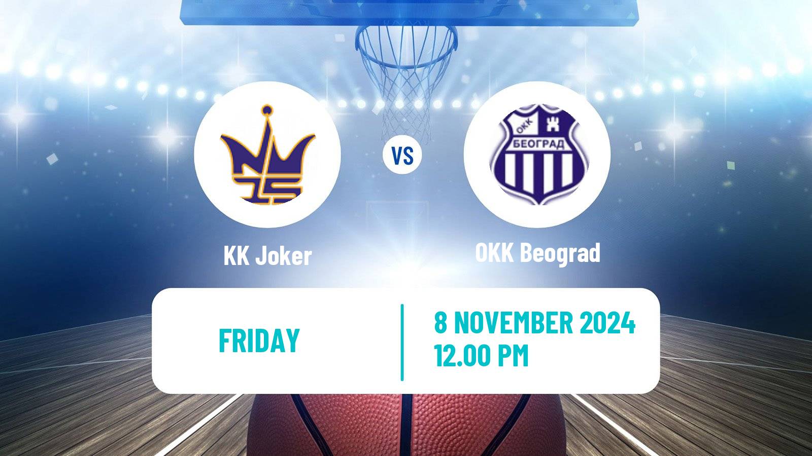 Basketball Serbian First League Basketball Joker - OKK Beograd