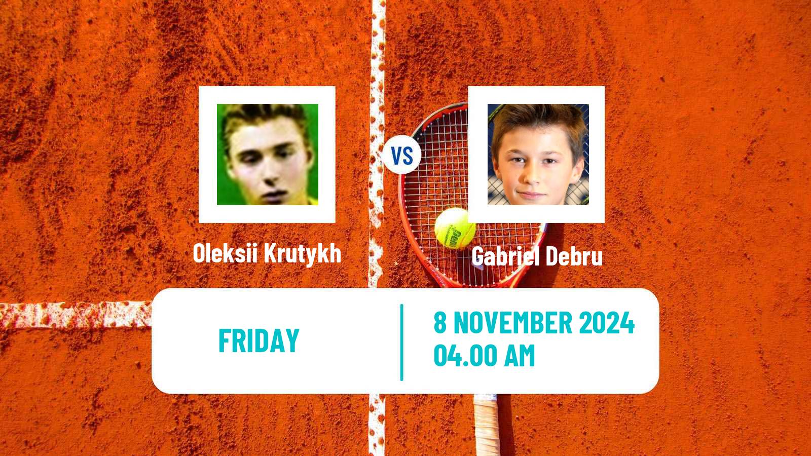 Tennis ITF M25 Heraklion 3 Men Oleksii Krutykh - Gabriel Debru