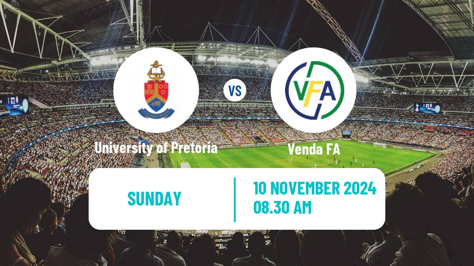 Soccer South African First Division University of Pretoria - Venda