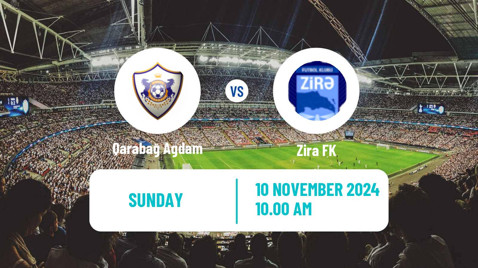 Soccer Azerbaijan Premier League Qarabağ Agdam - Zira