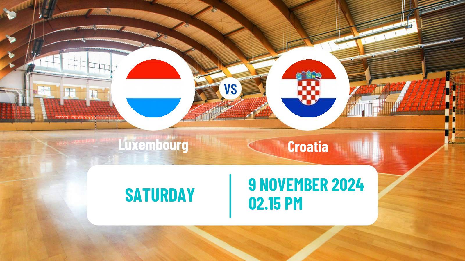 Handball Handball European Championship Luxembourg - Croatia