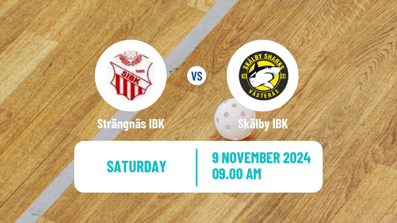 Floorball Swedish Allsvenskan Floorball Strängnäs IBK - Skälby