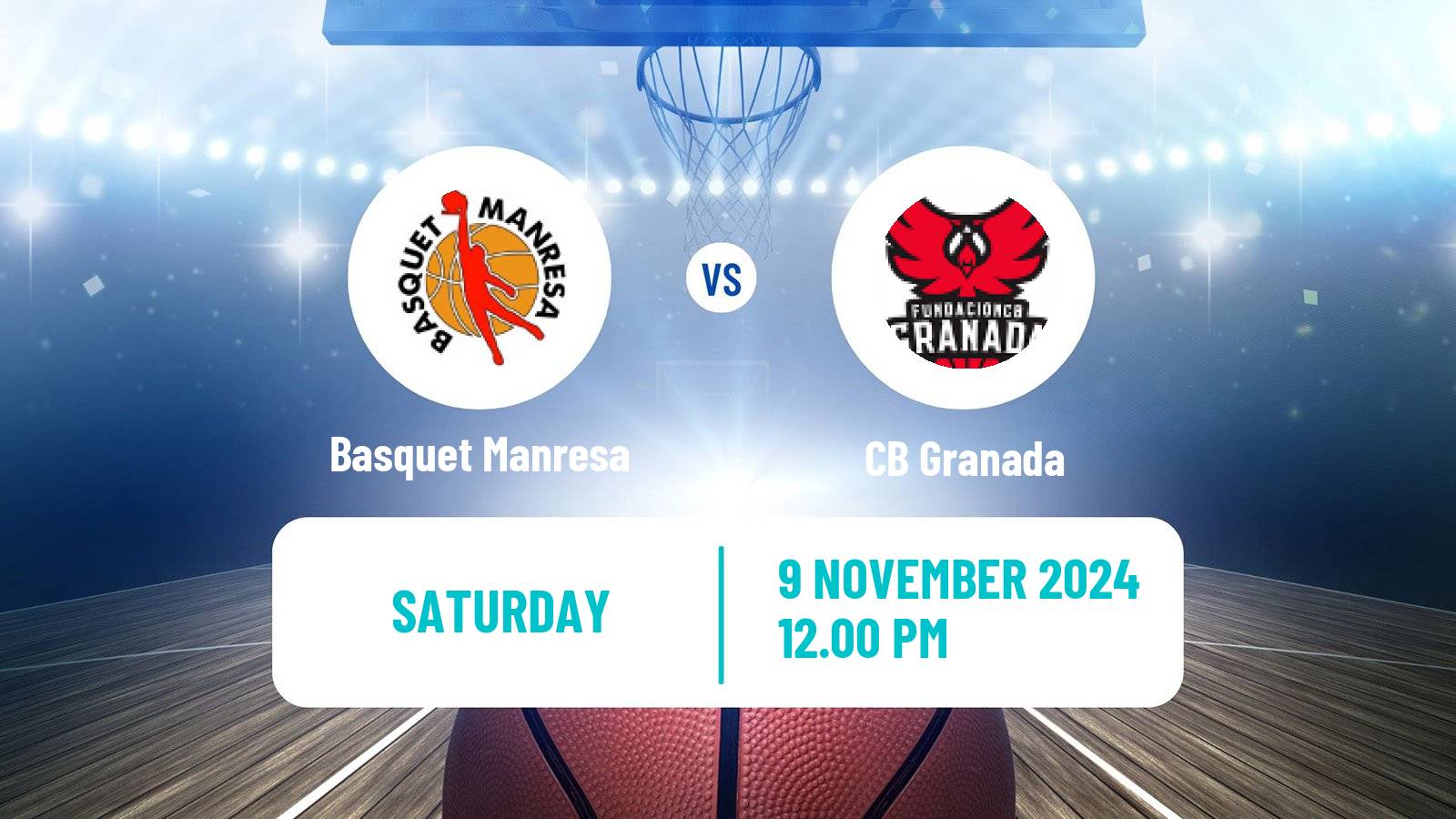 Basketball Spanish ACB League Basquet Manresa - Granada