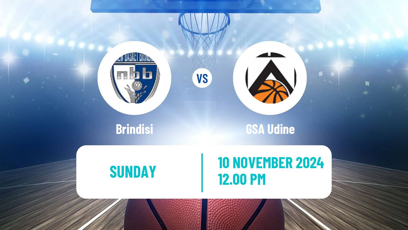 Basketball Italian Serie A2 Basketball Brindisi - Udine