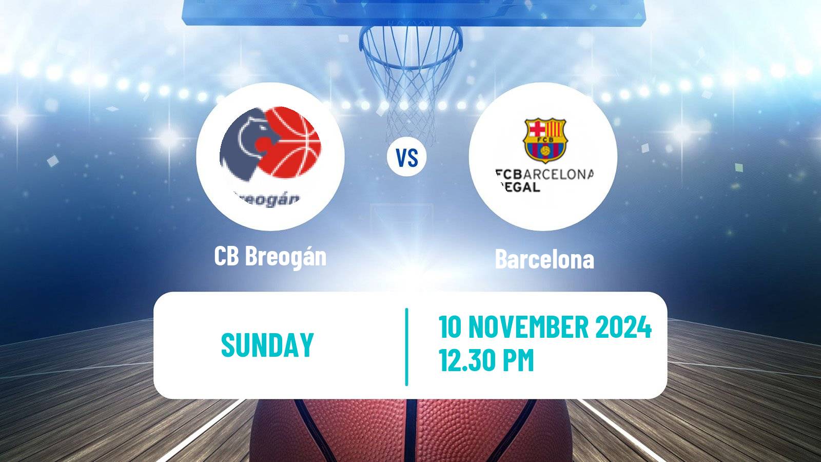 Basketball Spanish ACB League CB Breogán - Barcelona