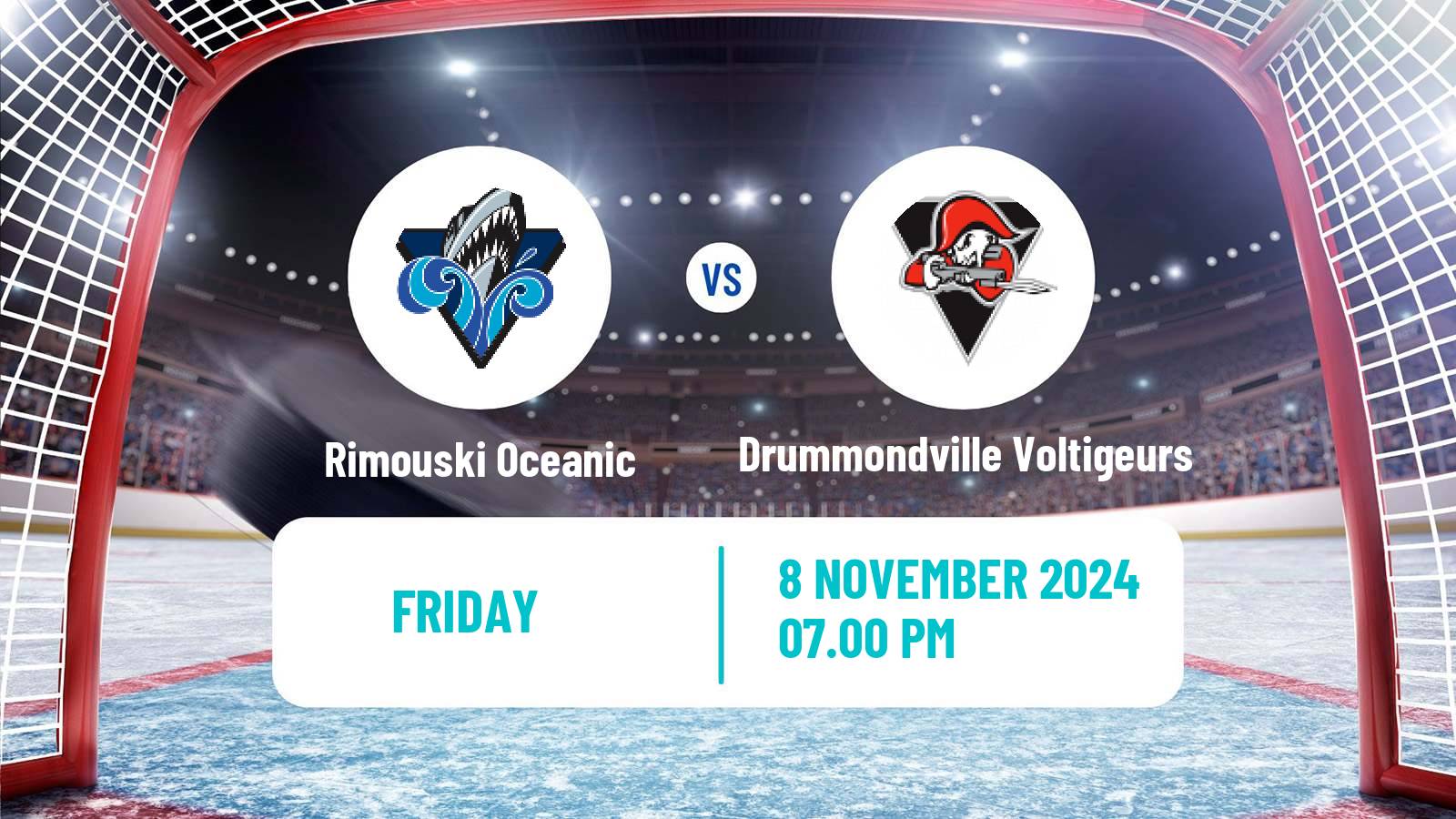 Hockey QMJHL Rimouski Oceanic - Drummondville Voltigeurs