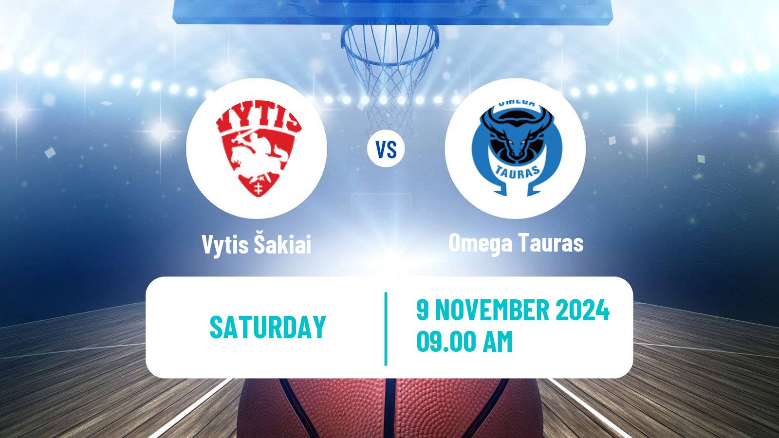 Basketball Lietuvos NKL Vytis Šakiai - Omega Tauras