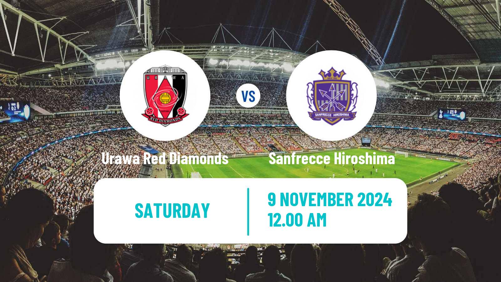 Soccer Japan WE League Women Urawa Red Diamonds - Sanfrecce Hiroshima