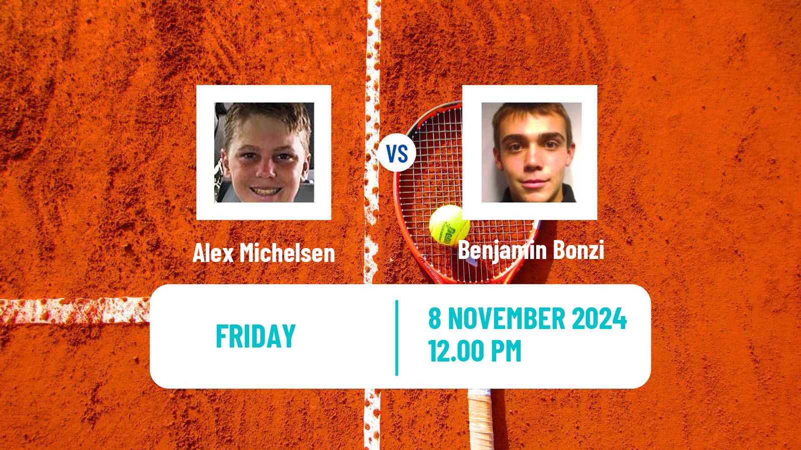 Tennis ATP Metz Alex Michelsen - Benjamin Bonzi