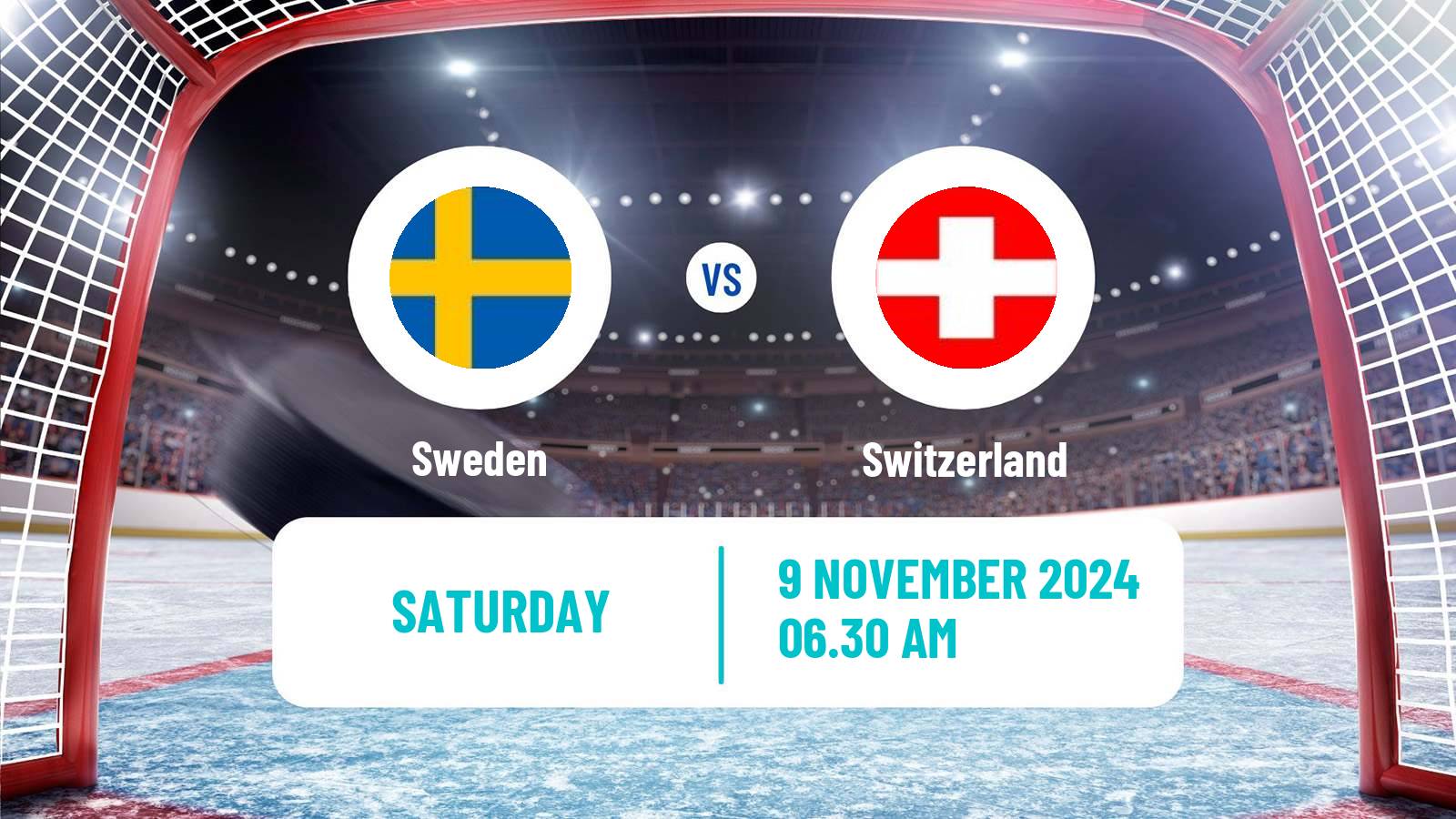 Hockey Euro Hockey Tour - Karjala Cup Sweden - Switzerland