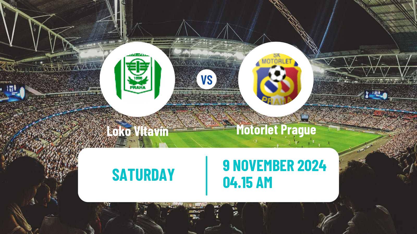 Soccer Czech CFL Group A Loko Vltavín - Motorlet Prague