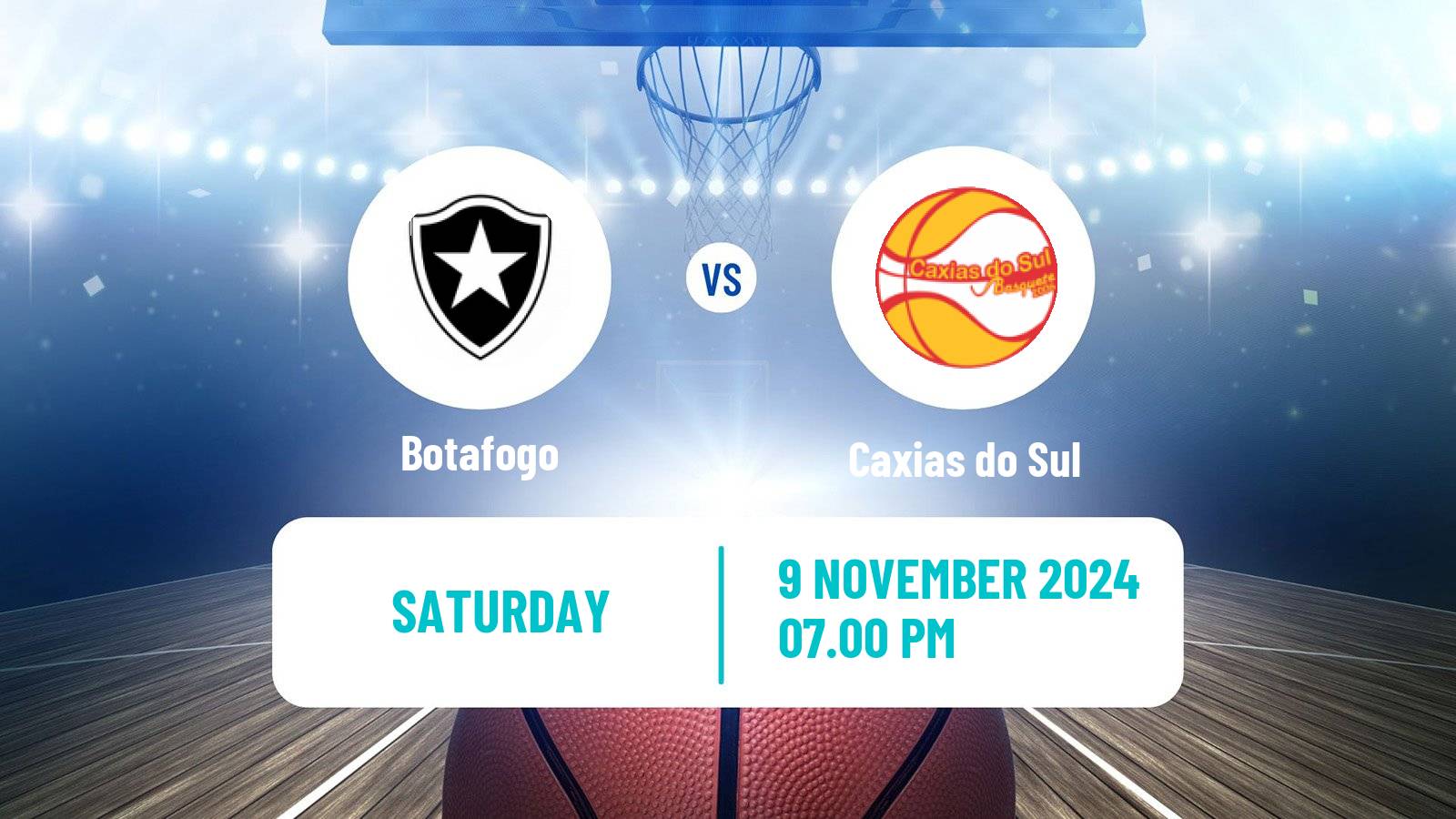 Basketball Brazilian NBB Botafogo - Caxias do Sul