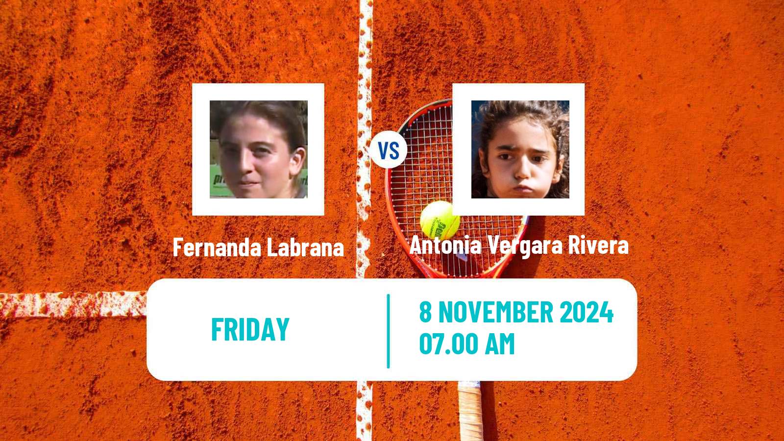 Tennis ITF W15 Asuncion Women Fernanda Labrana - Antonia Vergara Rivera