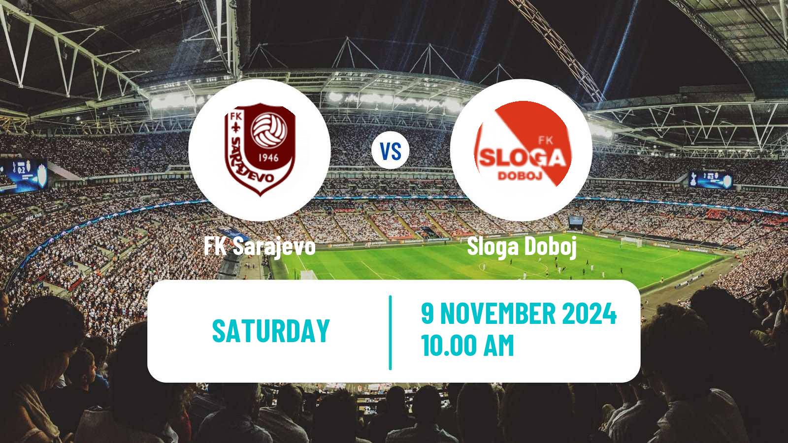 Soccer Bosnian Premier League Sarajevo - Sloga Doboj