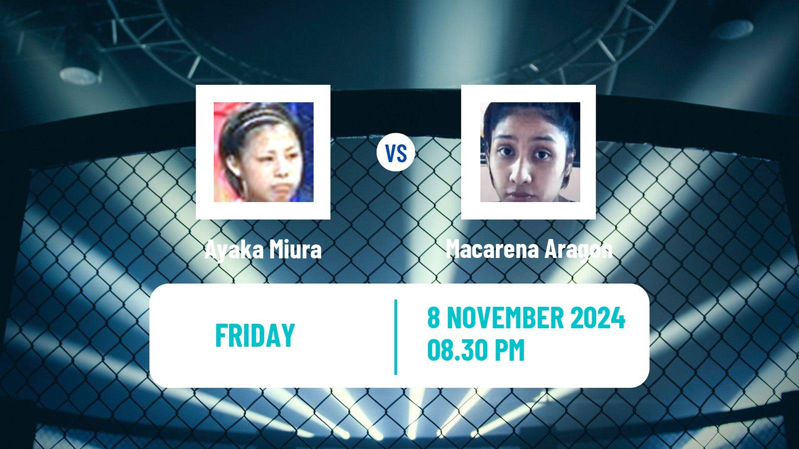 MMA Atomweight One Championship Women Ayaka Miura - Macarena Aragon