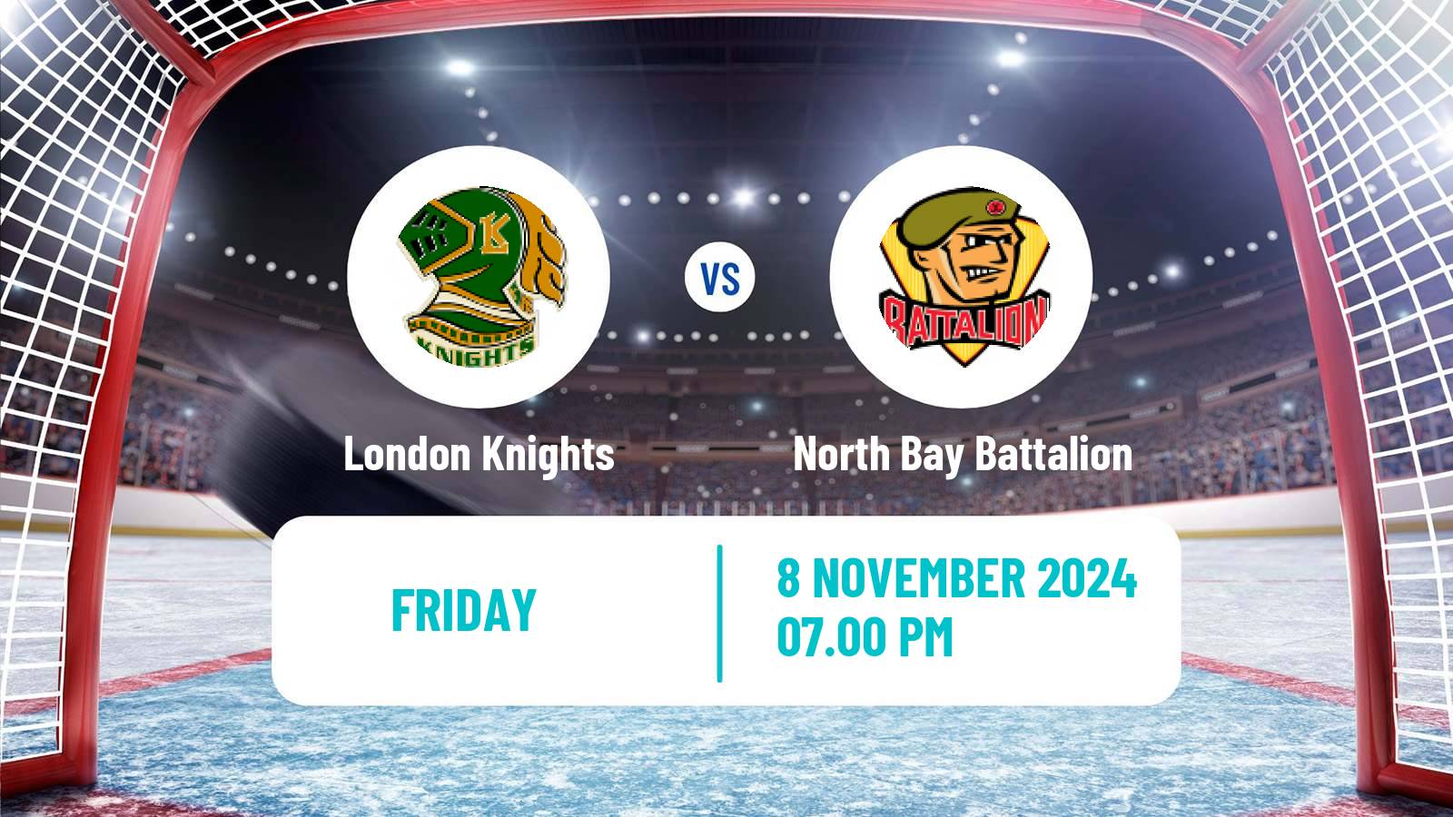 Hockey OHL London Knights - North Bay Battalion