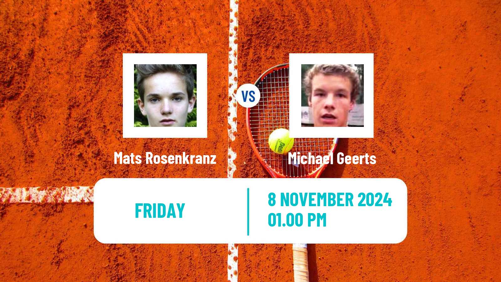 Tennis ITF M25 Saint Augustin De Desmaures Men Mats Rosenkranz - Michael Geerts